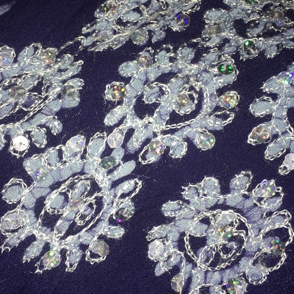 SOLD Sweet Navy Dress/Coverup - Picture 5 of 5